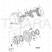 JCB Part No.# 921/50000, SPACER -DRIVESHAFT - JCB Spare Parts