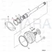 JCB Part No.# 459/50431, SHAFT PUMP DRV SS700 - JCB Spare Parts