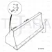 JCB Part No.# 123/04023, TOEPLATE 74 - JCB Spare Parts