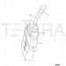 JCB Part No.# 25/220715, OIL PILOT SINGLE CTRL P55 - JCB Spare Parts