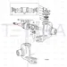 JCB Part No.# 453/03302, 008 HUB SWIVEL - JCB Spare Parts