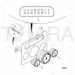 JCB Part No.# 704/50187, (W) (P) WARNING DISPLAY PANEL - JCB Spare Parts