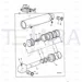 JCB Part No.# 991/00036, KIT RAM SEAL - JCB Spare Parts