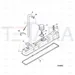 JCB Part No.# 02/801450, GASKET, ROCKER COVER - JCB Spare Parts