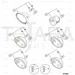 JCB Part No.# 700/50158, Light rear stop, dip c/w flasher,LH - JCB Spare Parts