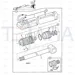 JCB Part No.# 332/D4842, SERV ASSY ENDCAP 70X40(hallite 332/D133 - JCB Spare Parts