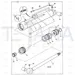JCB Part No.# 809/00183, BEARING 2.5" x 75 x 140 - JCB Spare Parts