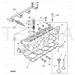 JCB Part No.# 02/630675, Gasket - JCB Spare Parts