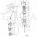 JCB Part No.# 911/27100, GA LOWER CENTRE PIVOT PIN - JCB Spare Parts
