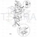 JCB Part No.# KNJ2143, HOSE HYD (L=800) - JCB Spare Parts