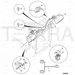 JCB Part No.# 700/50078, (W) LH WORKLIGHT 12V SIDEMNT - 996.083-2 - JCB Spare Parts