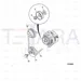 JCB Part No.# 7001/33305, V-BELT GENERATOR - JCB Spare Parts