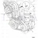 JCB Part No.# 320/08600, BELT.8PK 2121 AR3 - JCB Spare Parts