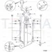 JCB Part No.# 128/12637, GA KNOB 2-switch - JCB Spare Parts