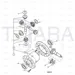 JCB Part No.# 450/28700, DIFF PINION / GEAR ASSY - JCB Spare Parts