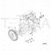 JCB Part No.# 17/929300, Pump Pump fuel inj - JCB Spare Parts