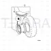 JCB Part No.# 42/925332, SS.P.N42/925254 TYRE 14x17.5x10 SOLIDEAL - JCB Spare Parts