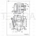 JCB Part No.# LBC0201, RING BACK UP - JCB Spare Parts