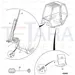 JCB Part No.# 714/40216, (W) (P) FRONT WIPER MOTOR 2 SPEED - JCB Spare Parts
