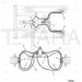 JCB Part No.# 613/23100, Hose 1/2"BSP x 1015mm - JCB Spare Parts