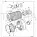 JCB Part No.# 907/20033, BEARING - TAPER ROLLER - JCB Spare Parts
