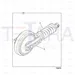 JCB Part No.# 215/12229, SS.P.N332/B3486 SPRING RECOIL & TE - JCB Spare Parts