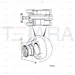 JCB Part No.# 41/924000, WHEEL 12.00X25 DC - JCB Spare Parts