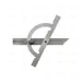 PROTACTOR WITH MOVEABLE BLADE 200 X 400 - EGA Master