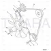 JCB Part No.# 02/802540, Belt fan - JCB Spare Parts