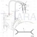 JCB Part No.# 649/52203, BRAKE HOSE 480mm - JCB Spare Parts