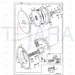 JCB Part No.# 190/20100, HOSE REEL - JCB Spare Parts