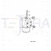 JCB Part No.# 35/910107, STEER VALVE 370 cc/rev - JCB Spare Parts
