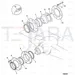 JCB Part No.# 813/10273, AXLE PIVOT SEAL REAR - JCB Spare Parts