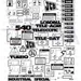 JCB Part No.# 817/04184, Decal loadall insignia - JCB Spare Parts