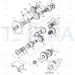 JCB Part No.# 904/50027, SEAL-PILOT BRG (P.W. 12-2 - JCB Spare Parts