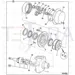 JCB Part No.# 448/42600, Assembly wheel hub and driveshaft - JCB Spare Parts