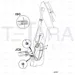 JCB Part No.# 614/05001, JCB-HOSE 5/8BSP X 885MM - JCB Spare Parts