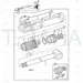JCB Part No.# 590/40231, WA.ROD SIDESHIFT LEG 40*1066 - JCB Spare Parts