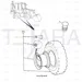 JCB Part No.# 123/05041, VALVE, TYRE - FLEXIBLE - JCB Spare Parts