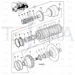 JCB Part No.# 459/50715, Gear Mainshaft - JCB Spare Parts