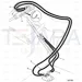 JCB Part No.# 613/00500, HOSE 1/2BSP 1980mm - JCB Spare Parts