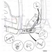JCB Part No.# 714/40289, MOTOR: LOWER WIPER - JCB Spare Parts