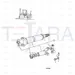 JCB Part No.# 914/60287, 4WD PROPSHAFT 444 ENG - JCB Spare Parts