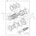 JCB Part No.# 445/64701, CLUTCH DRUM M/C - JCB Spare Parts