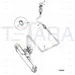 JCB Part No.# 701/58842, (W) (P) DECAL - SRS SWITCH - JCB Spare Parts