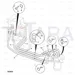 JCB Part No.# KRJ4551, HOSE - JCB Spare Parts