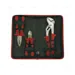 SET OF 3 PLIERS TITACROM ® BIMAT AND GROOVE JOINT PLIER 10" IN ZIPPER CASE - EGA Master
