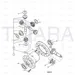 JCB Part No.# 808/00346, DIFF WASHER - DIFF. GEAR - JCB Spare Parts