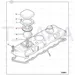 JCB Part No.# 02/203151, COVER ROCKER ASSY - JCB Spare Parts