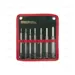 SET OF 7 CYLINDRICAL AND KNURLED PIN PUNCHES - EGA Master